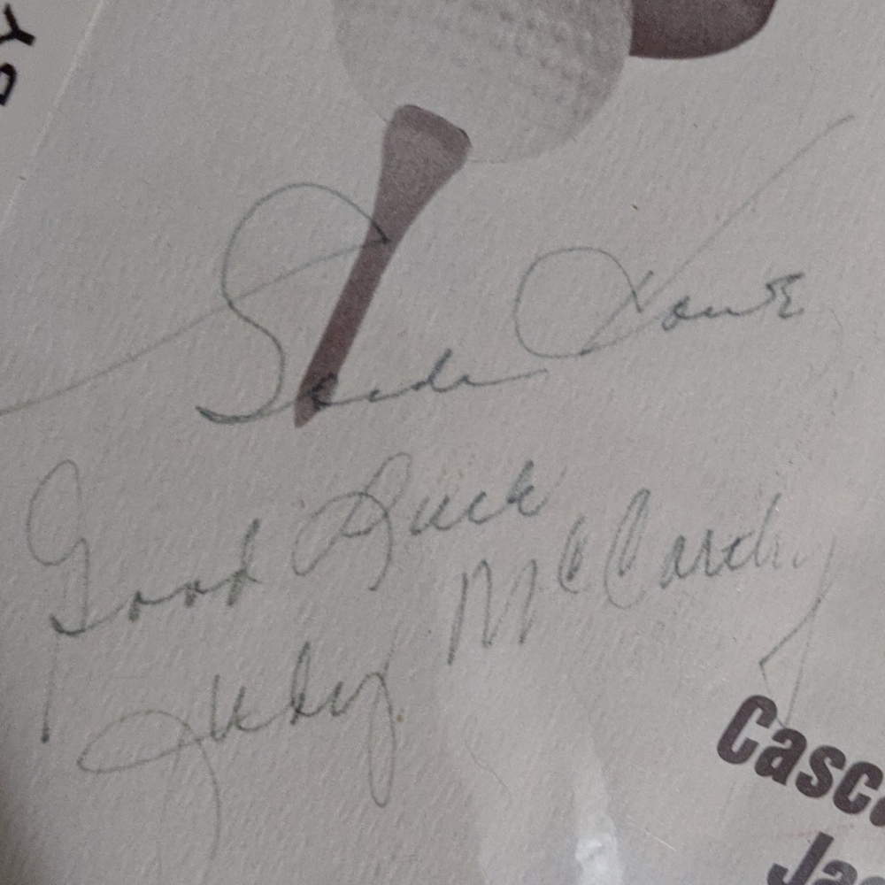 1973 Signed Golf Program (Vintage) - image 2